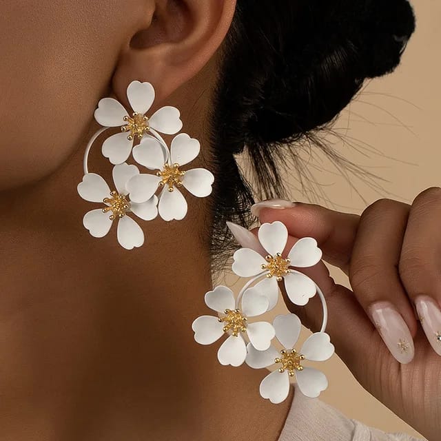 Luxury Flower Earing's